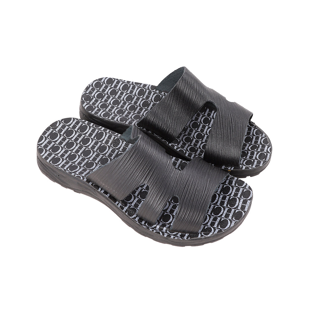 Boys' leather slippers, MR, model 140