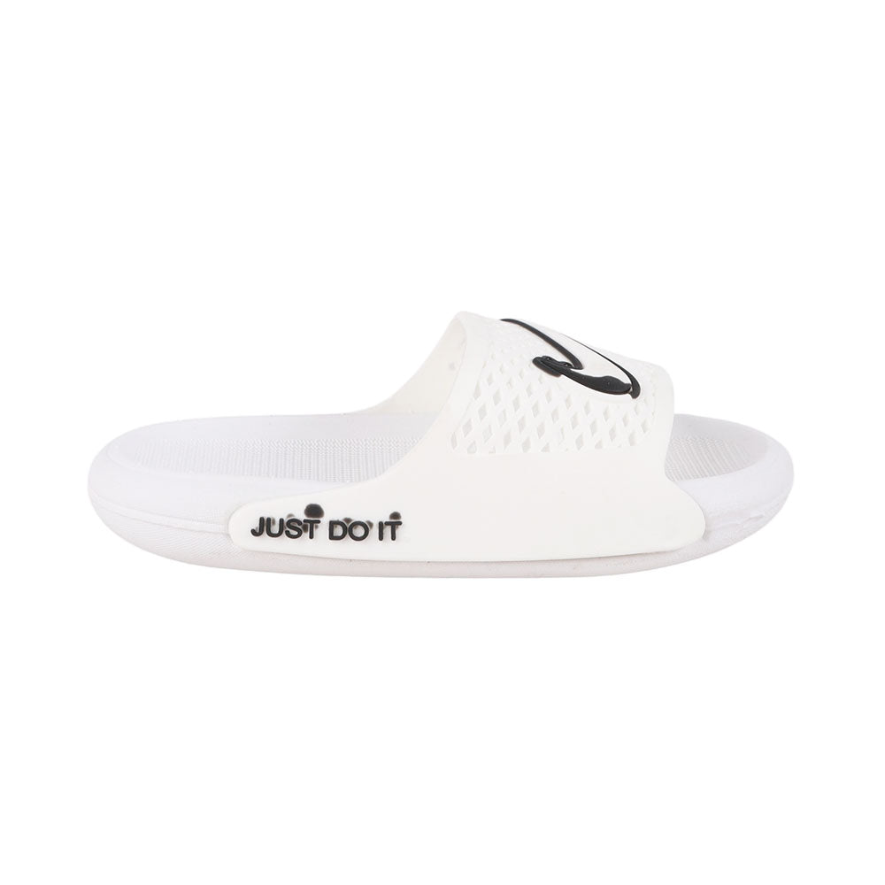 شبشب أولادي وش JUST DOIT نعل ابيض موديل 611-N1B