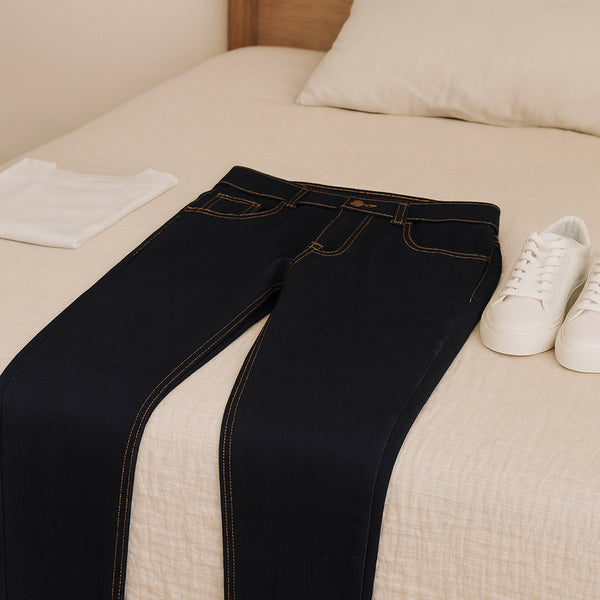 Boys' tennis pants, boys' jeans, navy blue