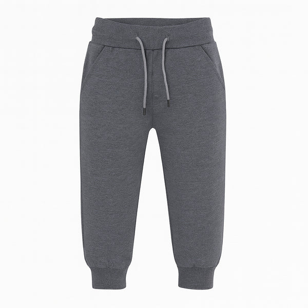 Boys' plain winter slit pocket trousers - MY