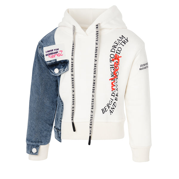 سويت شيرت اولادي شتوي بتك BATEK كابتشو مقفول موديل 2621