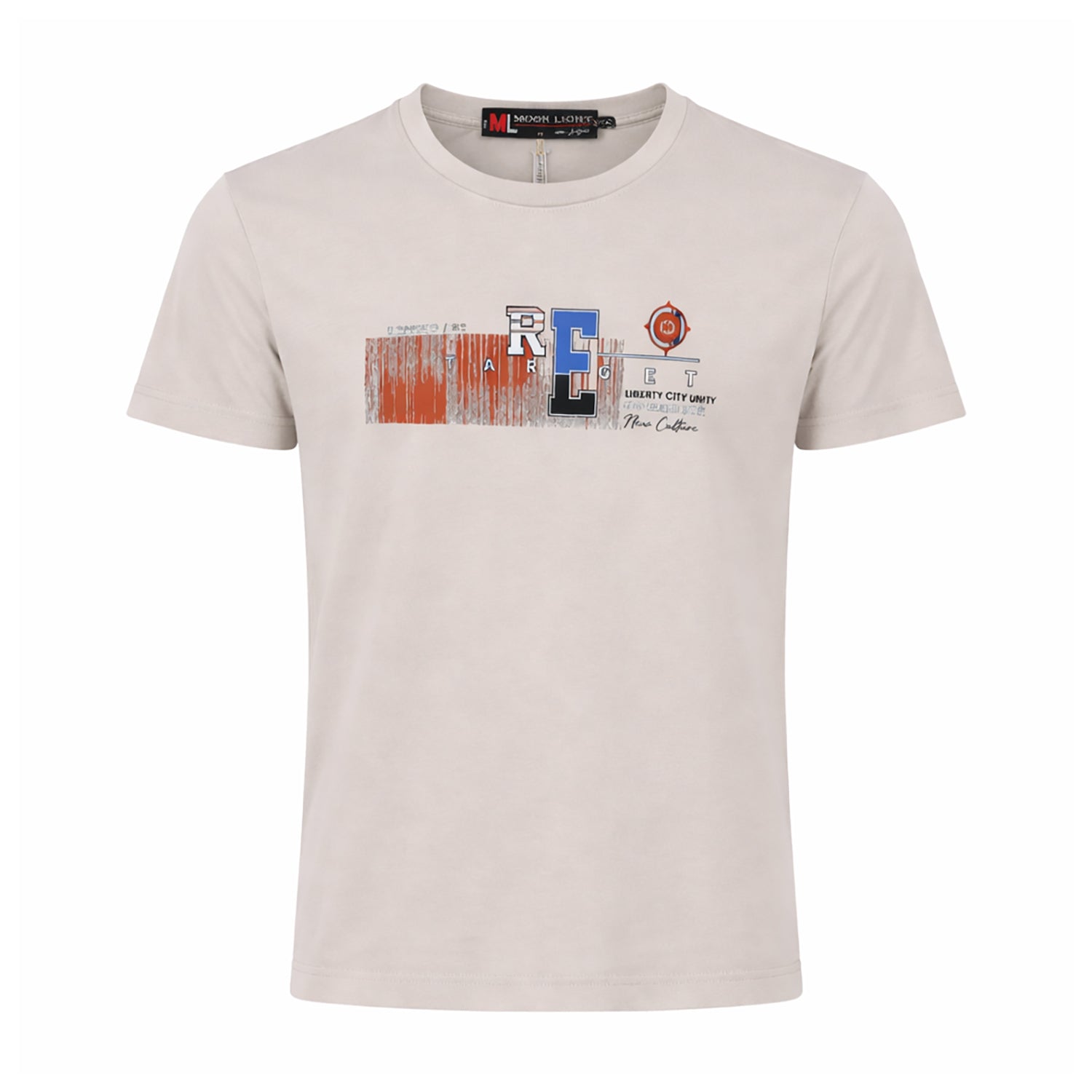 تيشيرت اولادي قطن صيفي مون لايت راوند نص كم موديل 408 