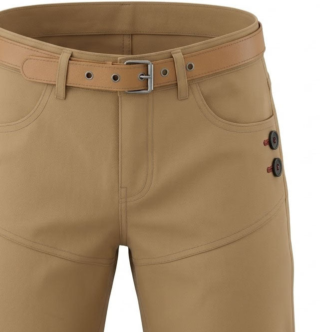 شورت أولادي جابردين FASHION بالحزام