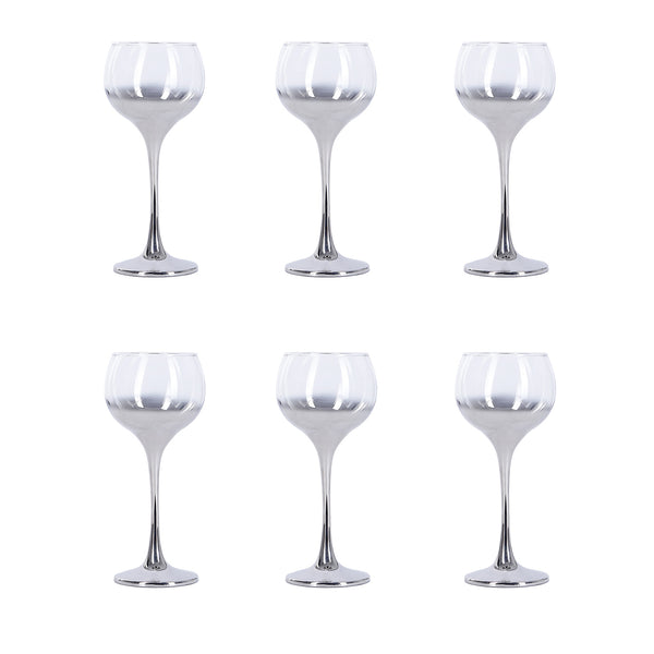 Boom Glass Al Fanar 6-Piece Platinum Evaporative Cup Set Model 3388