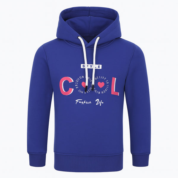 سويت شيرت بناتي شتوي TALA BEAR كابتشو مقفول محير موديل 2024B