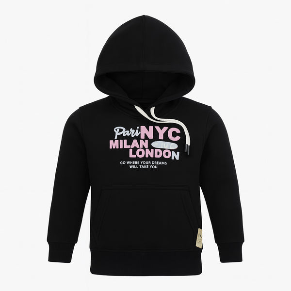 سويت شيرت بناتي شتوي TALA BEAR كابتشو مقفول وسط موديل A014S