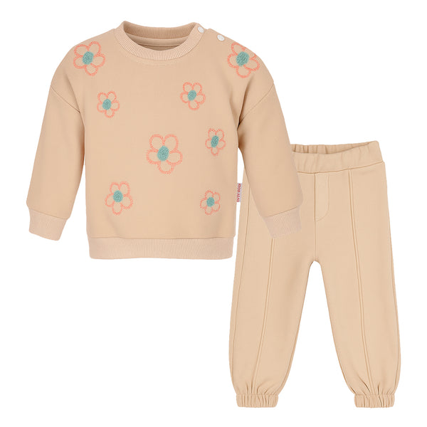 ترنج بناتي شتوي ميلتون مطبوع ورد موديل 619