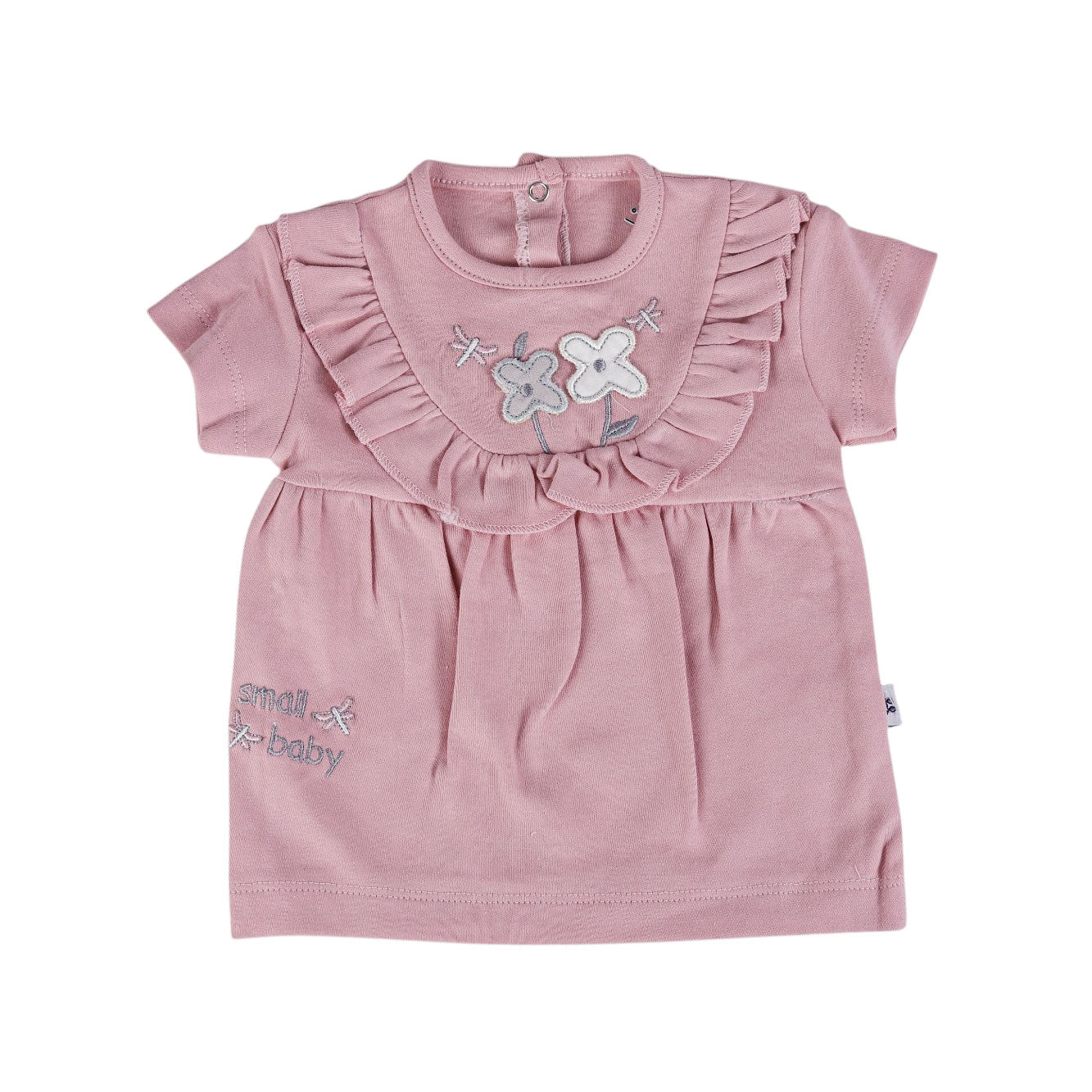 طقم بيبي صيفي قطن SMALL BABY شورت نص كم موديل 3122