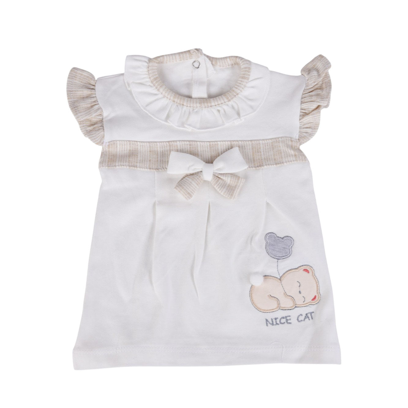 طقم بيبي صيفي قطن SMALL BABY شورت كت موديل 3555