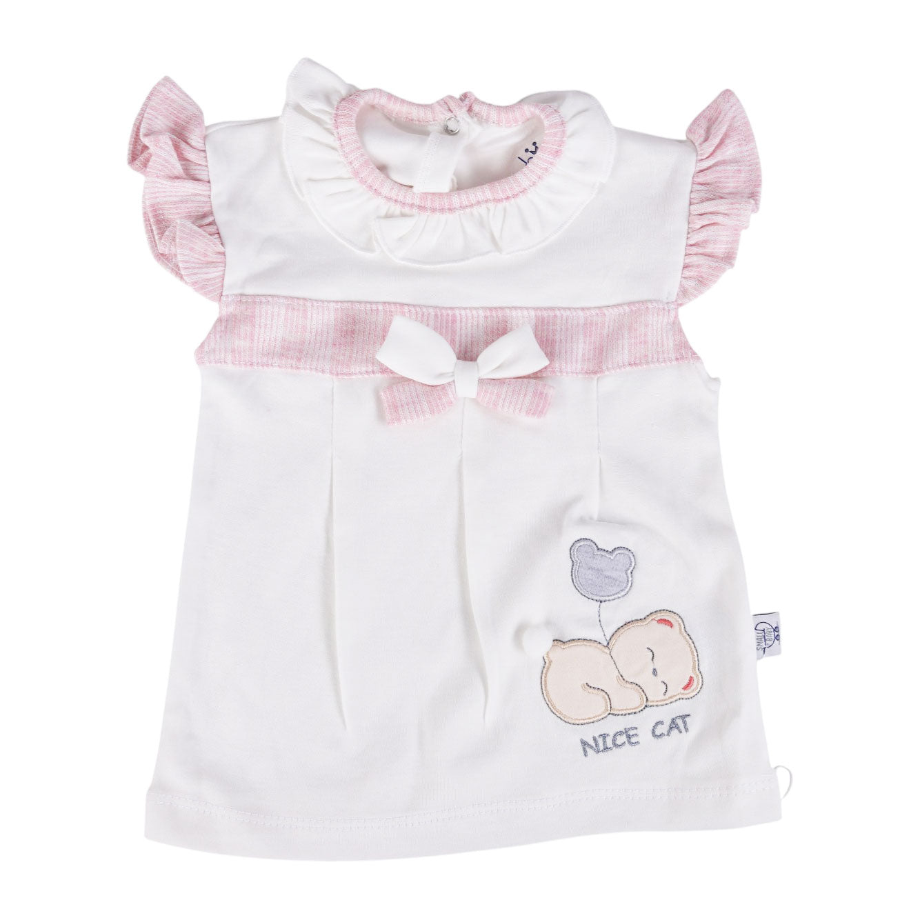 طقم بيبي صيفي قطن SMALL BABY شورت كت موديل 3555