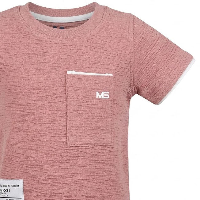 تيشيرت أطفالي كورنيشة قطن MS راوند موديل 251520