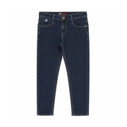 HM Boys' Embroidered Denim Pants 499 - Navy - 30