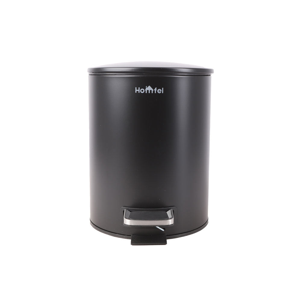 باسكت مهملات استانلس HOMFEL بدواسة 5 لتر مستديرة موديل 006-100082