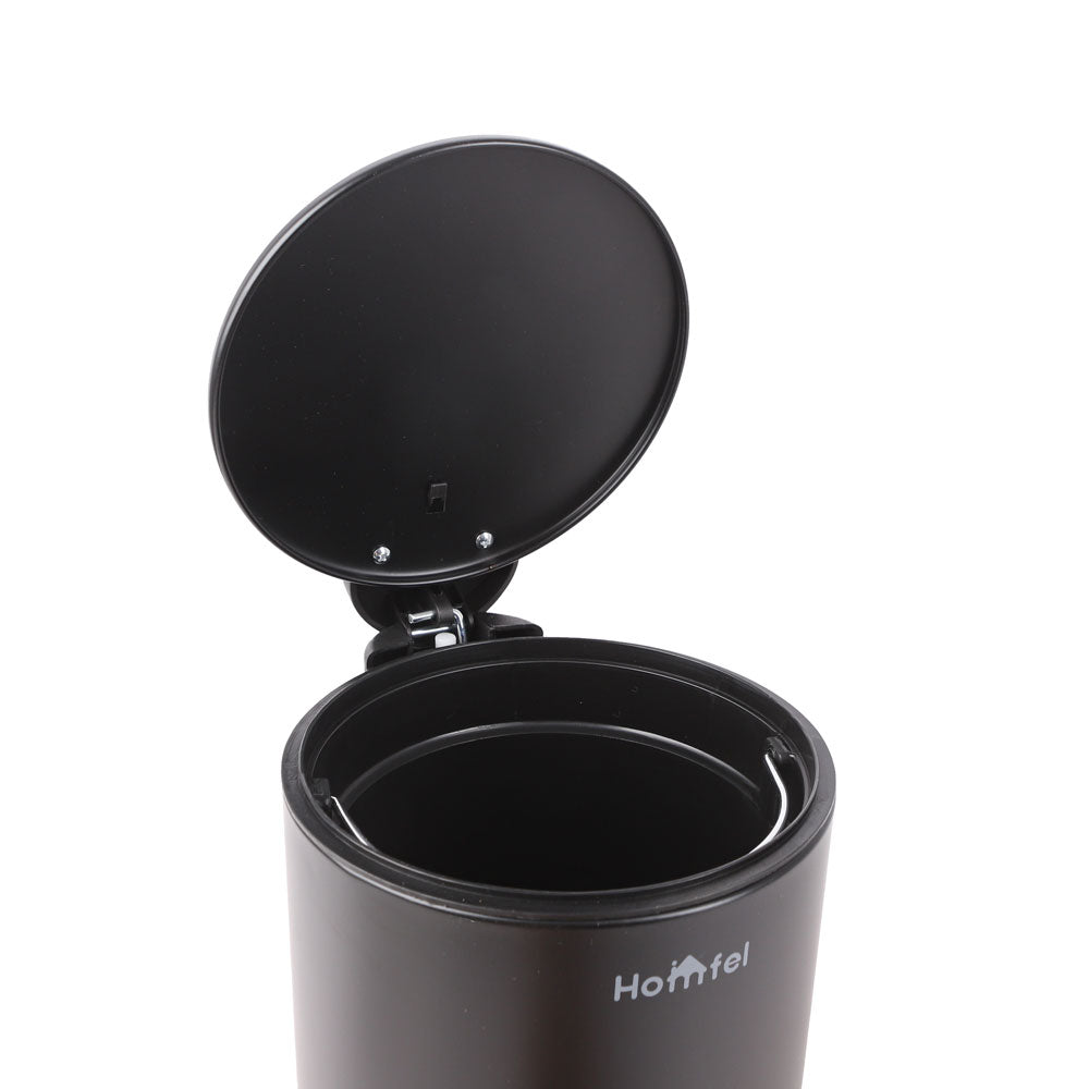 باسكت مهملات استانلس HOMFEL بدواسة 3 لتر مستديرة موديل 002-100286