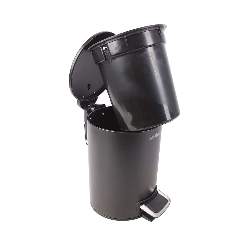 باسكت مهملات استانلس HOMFEL بدواسة 3 لتر مستديرة موديل 002-100286
