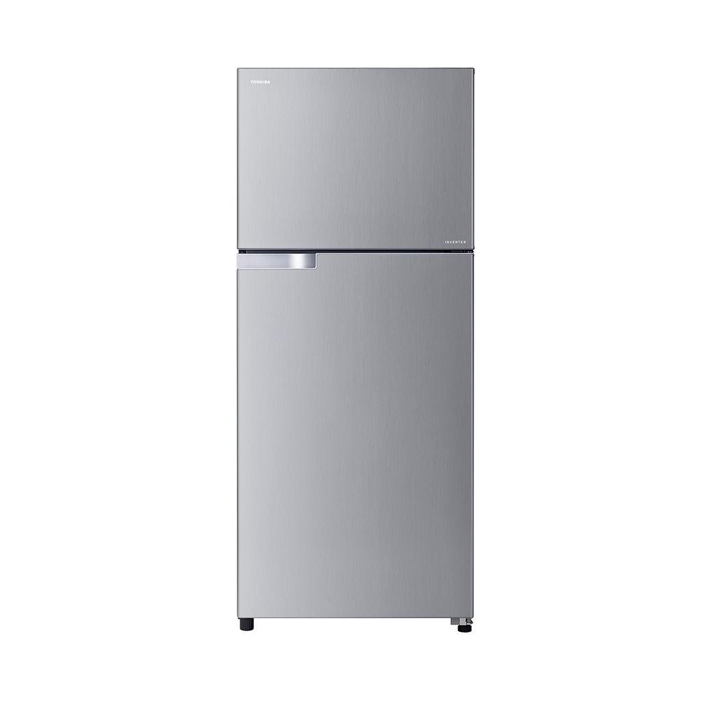 ثلاجة انفرتر نوفروست 395 لتر 2 باب سيلفر GR-EF51Z-FS - توشيبا 