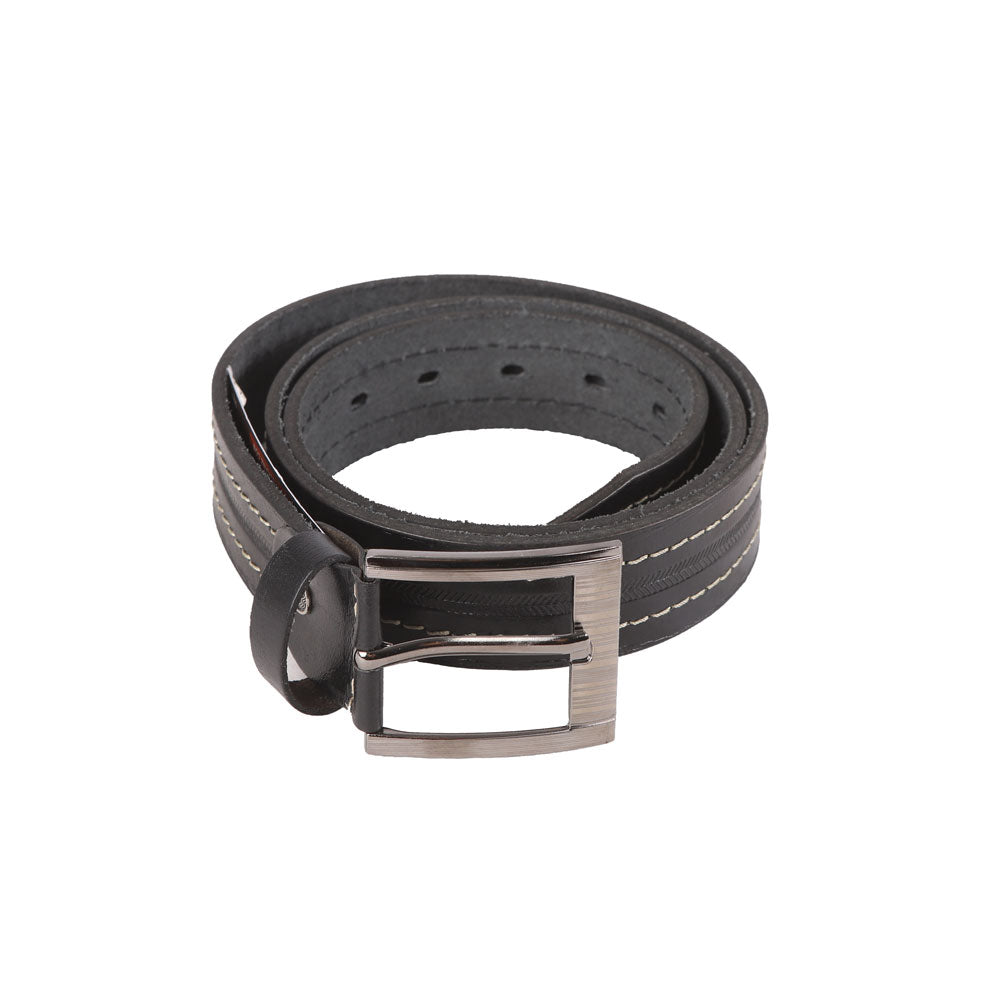 Men's leather belt, model B27