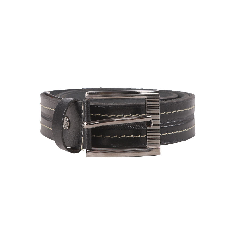 Men's leather belt, model B27