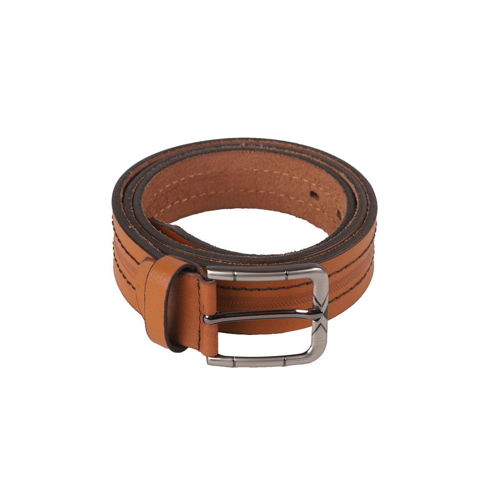 Men's leather belt, model B27