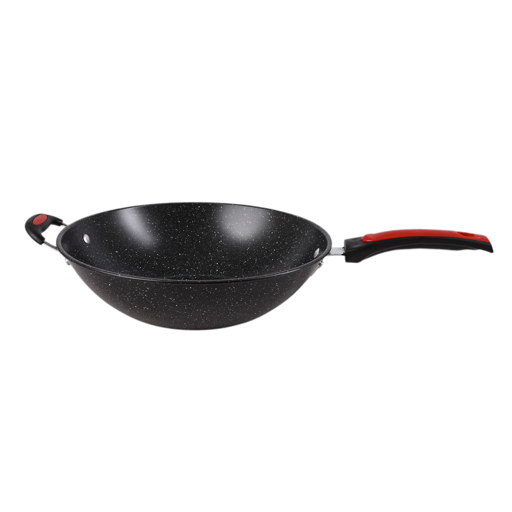 Super Red Handle Deep Wok Pan