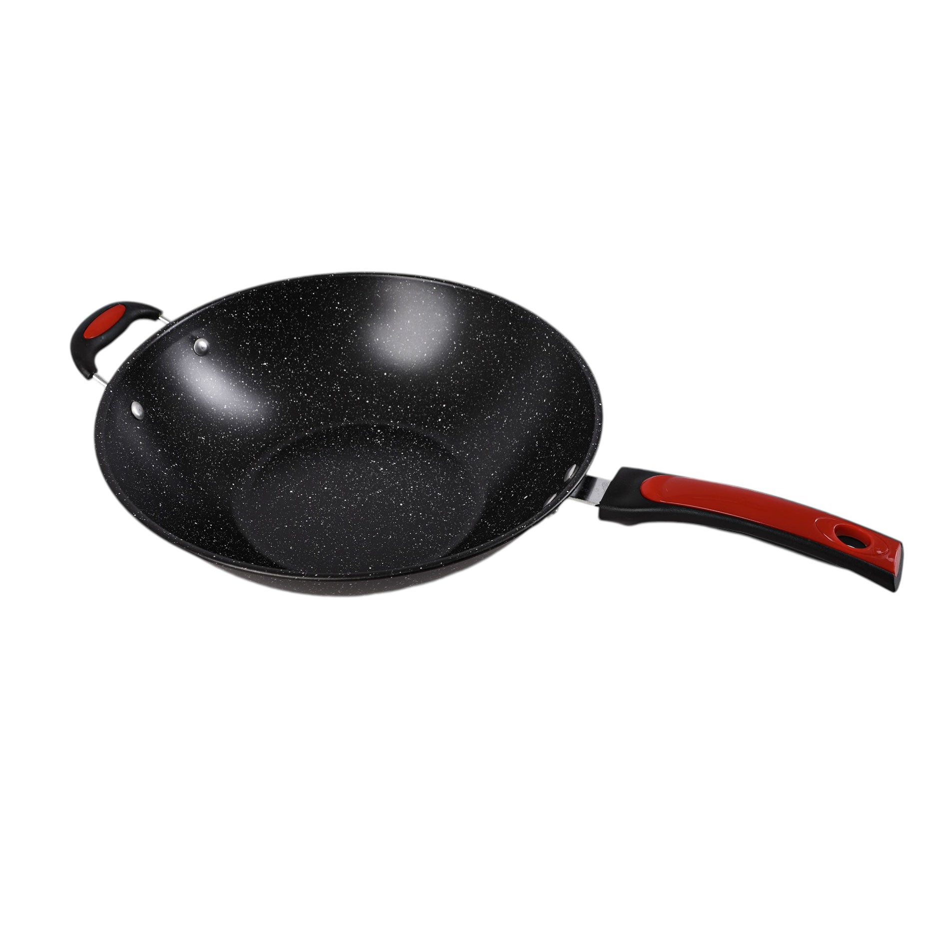Super Red Handle Deep Wok Pan