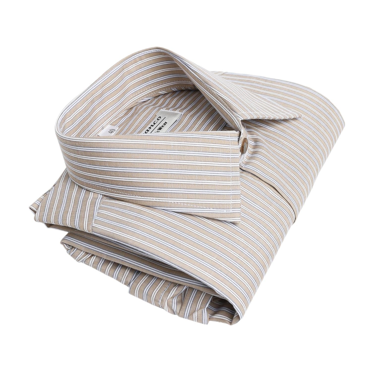 قميص رجالي كم صيفي قطن مقلم GENES 1139 