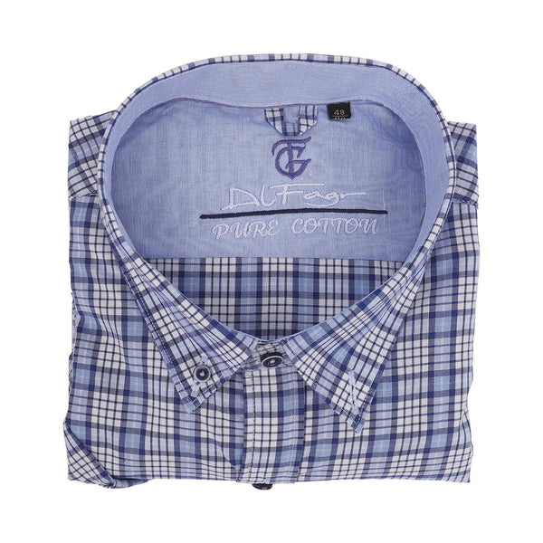 FG Al Fajr Men's Summer Shirt, Half Sleeve, Special Check 3804
