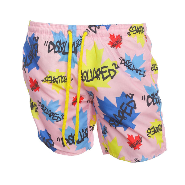 Satin beach shorts