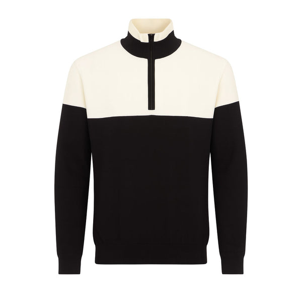 بلوفر رجالي شتوي عجينة الفجر نص سوستة موديل Y02