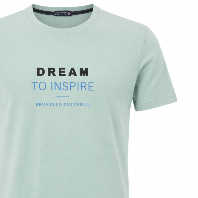 تيشيرت رجالي صيفي قطن ماس وير حوض نص كم مطبوع DREAM 