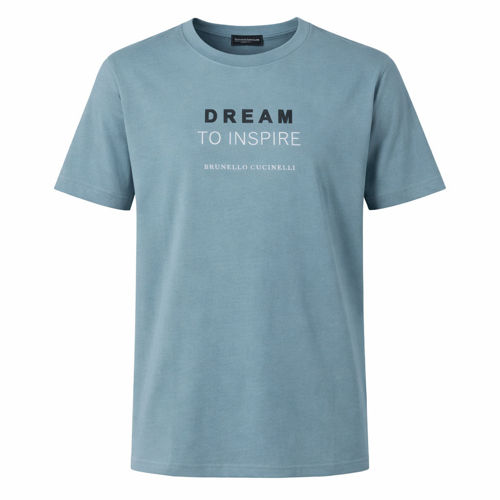 تيشيرت رجالي صيفي قطن ماس وير حوض نص كم مطبوع DREAM 