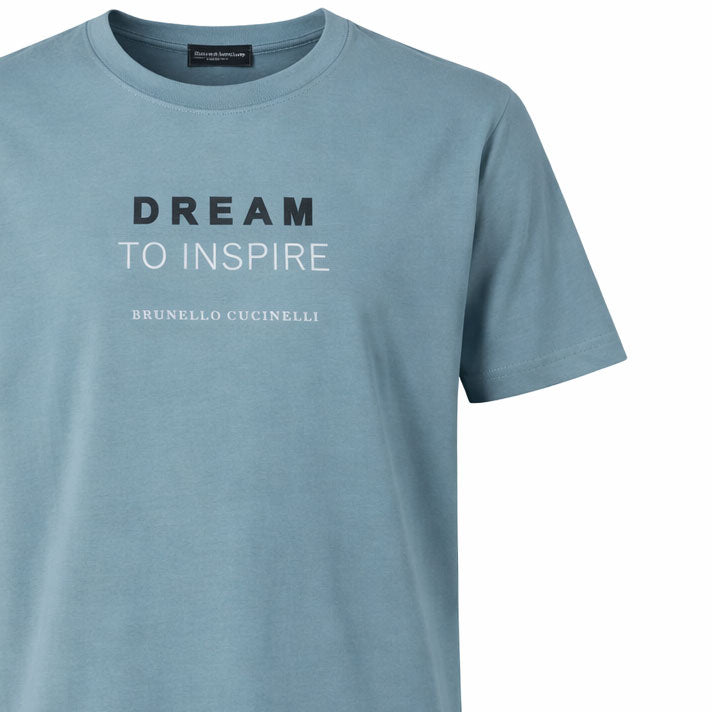 تيشيرت رجالي صيفي قطن ماس وير حوض نص كم مطبوع DREAM 