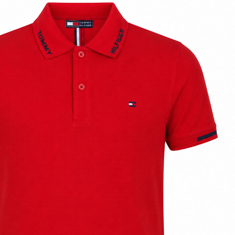 تيشيرت رجالي صيفي بولو TOMMY HILFIGER ياقة نص كم