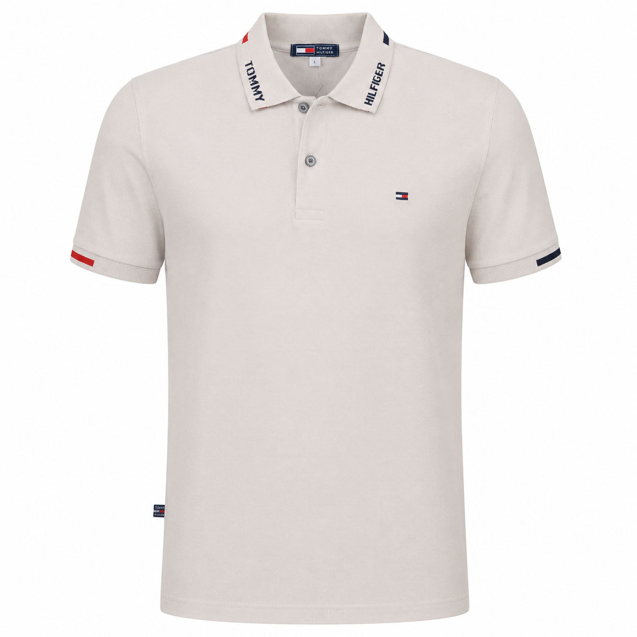 تيشيرت رجالي صيفي بولو TOMMY HILFIGER ياقة نص كم