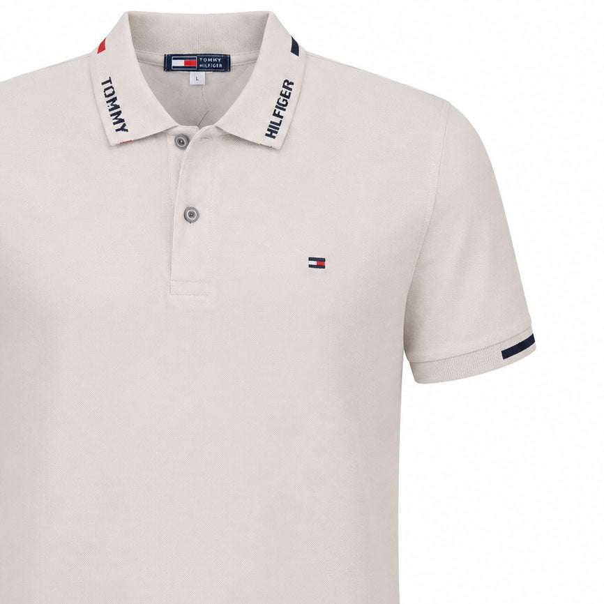 تيشيرت رجالي صيفي بولو TOMMY HILFIGER ياقة نص كم