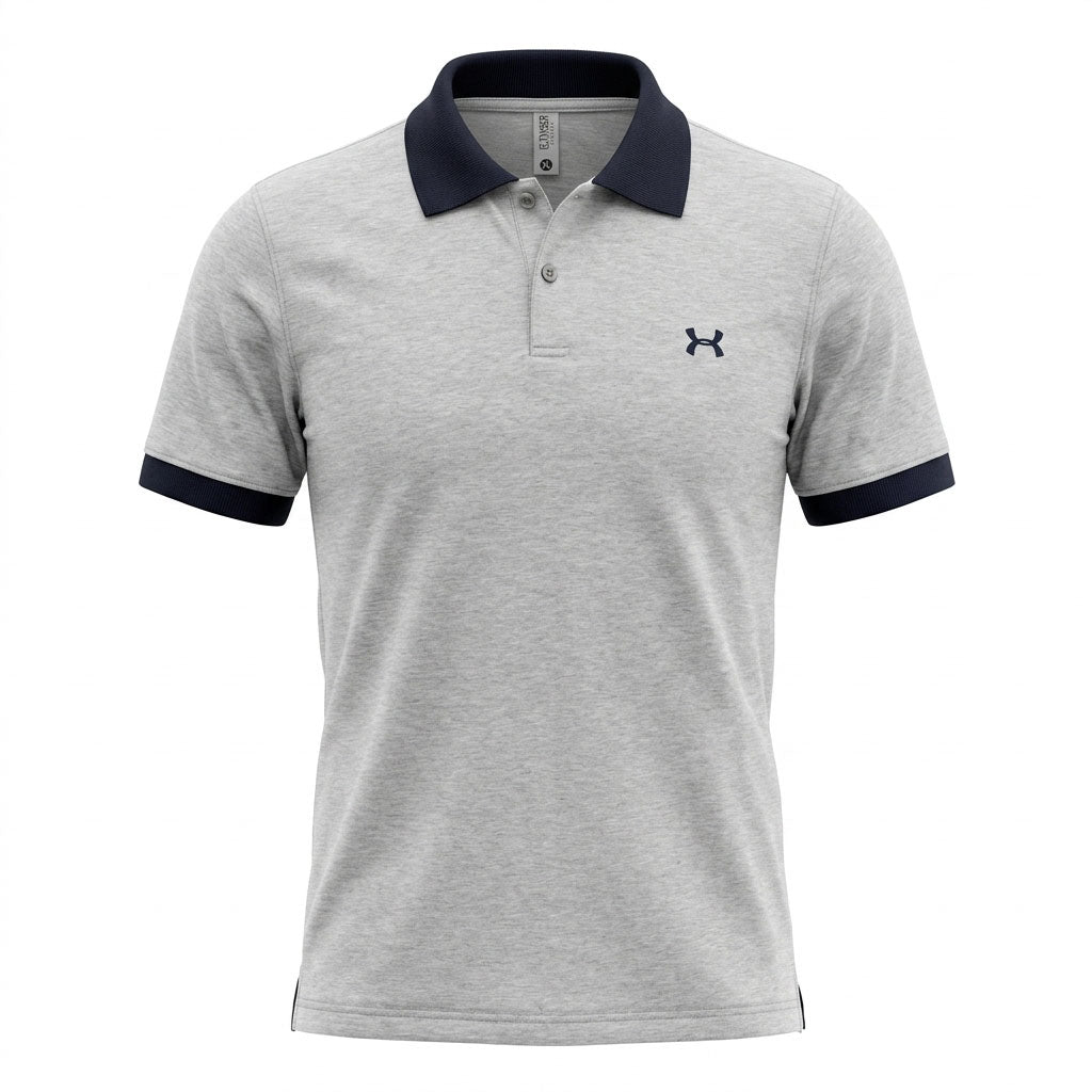 تيشيرت رجالي بولو صيفي التيسير UNDER ARMOR ياقة نص كم