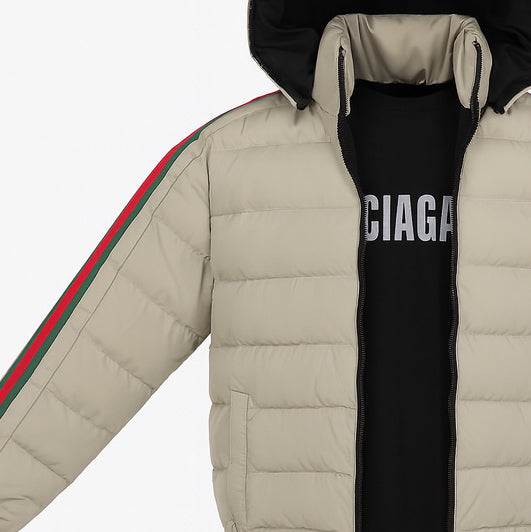 جاكيت رجالي شتوي دبل فيس BALENCIAGA كابتشو 
