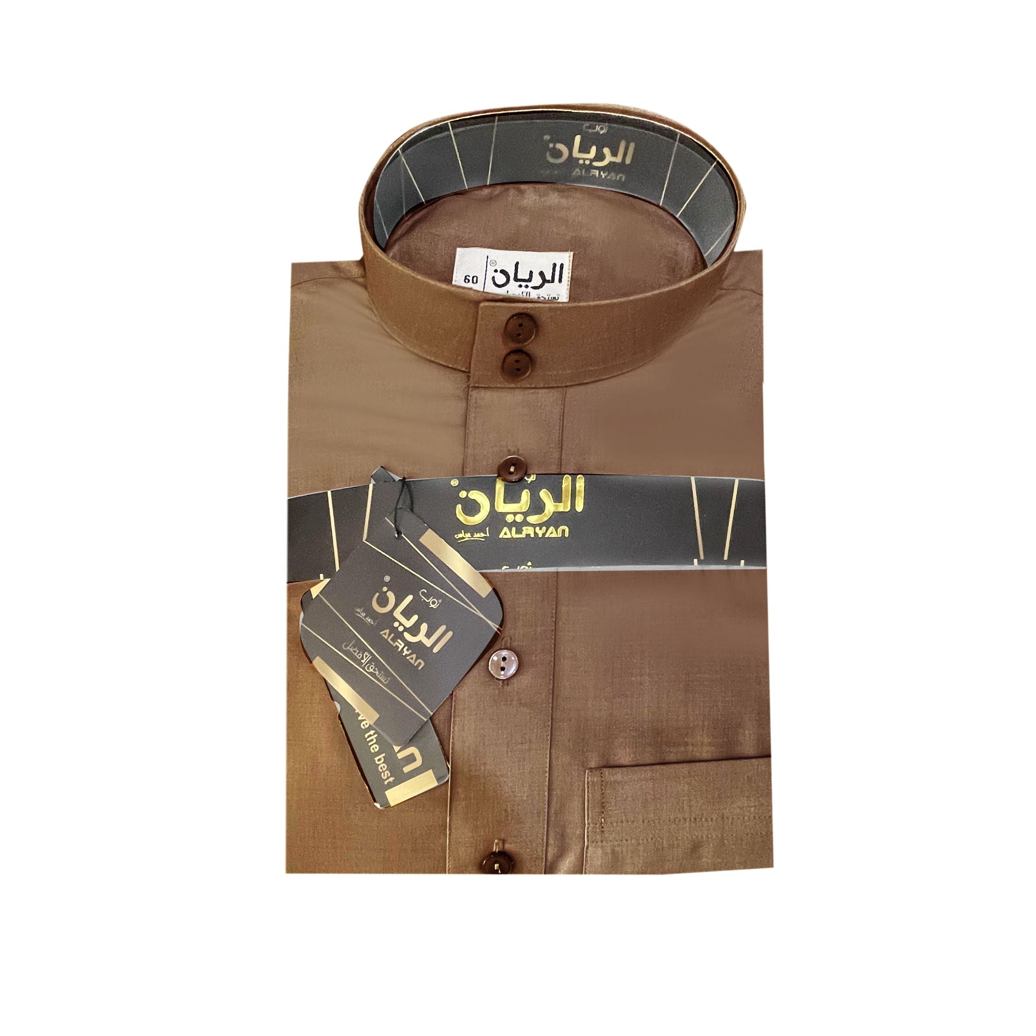 جلابية رجالي جولد سادة كم 