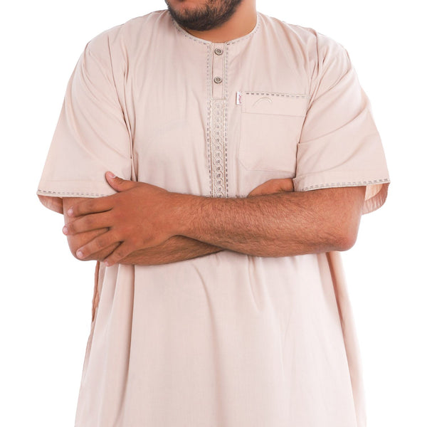 عباية رجالي صيفي الرشاد نص كم موديل 2035
