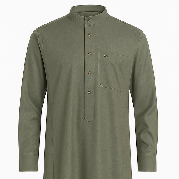 جلابية رجالي شتوي شذي كبك كم