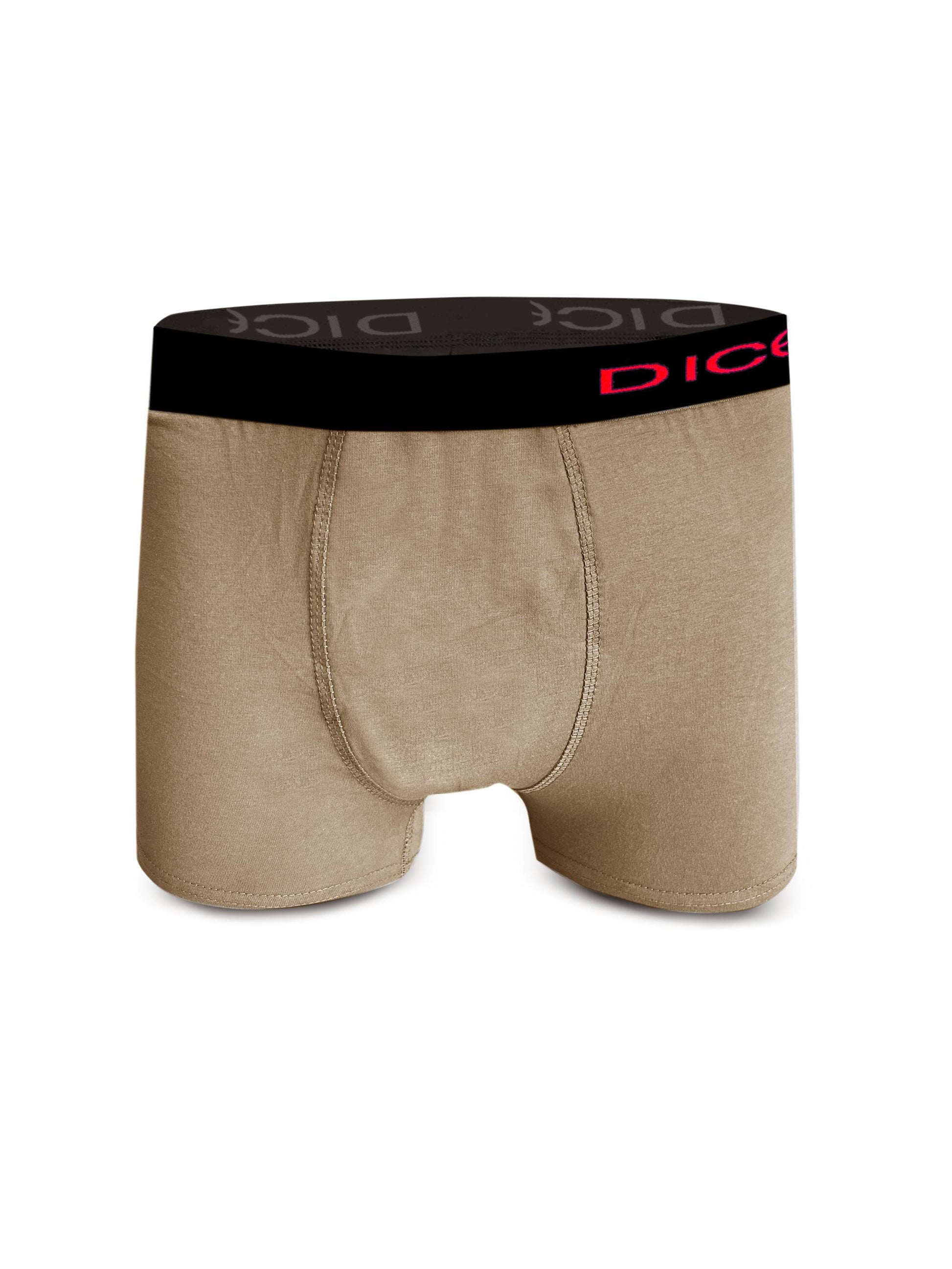 بوكسر رجالي ليكرا سادة DM226 S/S - دايس 
