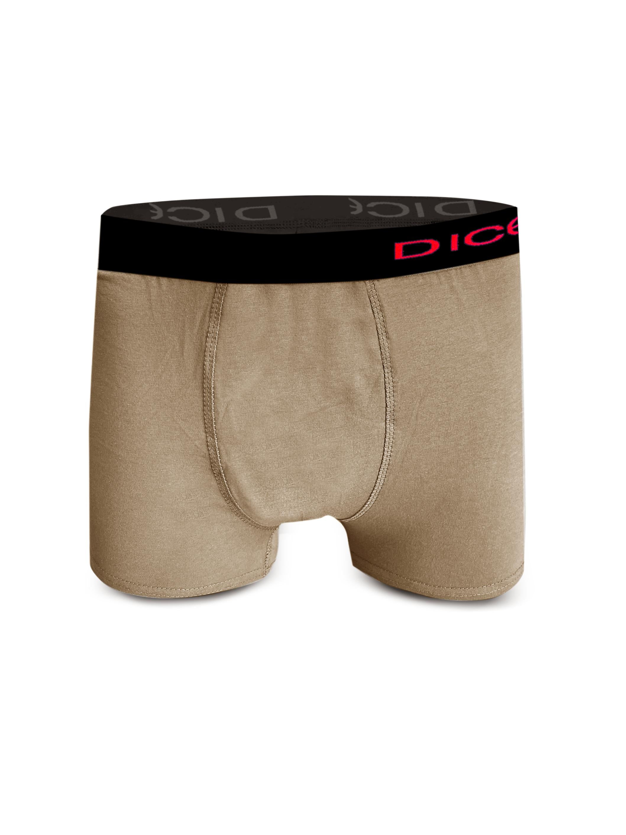 بوكسر رجالي ليكرا سادة DM226 S/S - دايس 