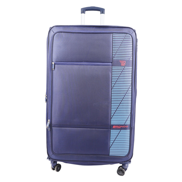 BRONCO Large 80*60 Canvas Trolley Travel Bag - Navy