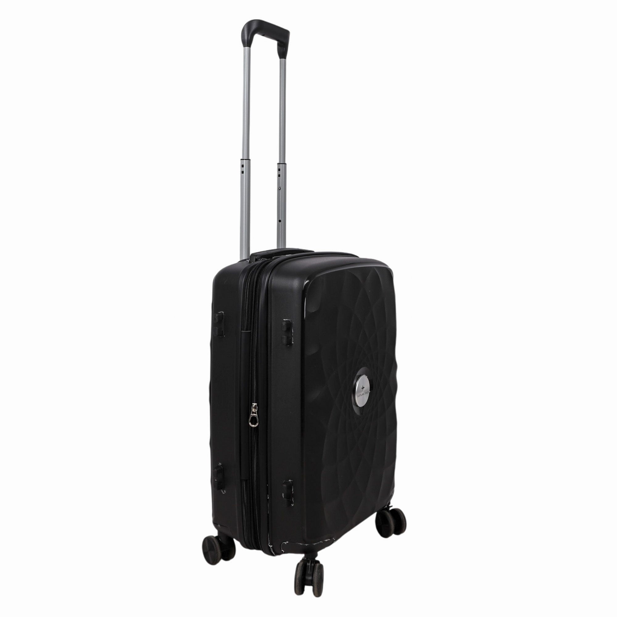 شنطة سفر ترولي سيلكون AIRPLANEBAGS مقاس صغير 46*34 موديل طيار-اسود 