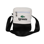 شنطة كروس جلد LACOSTE ووتر بروف 3 سوستة موديل 46 