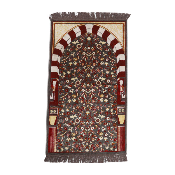 Azhar prayer rug, weavers, multiple colors