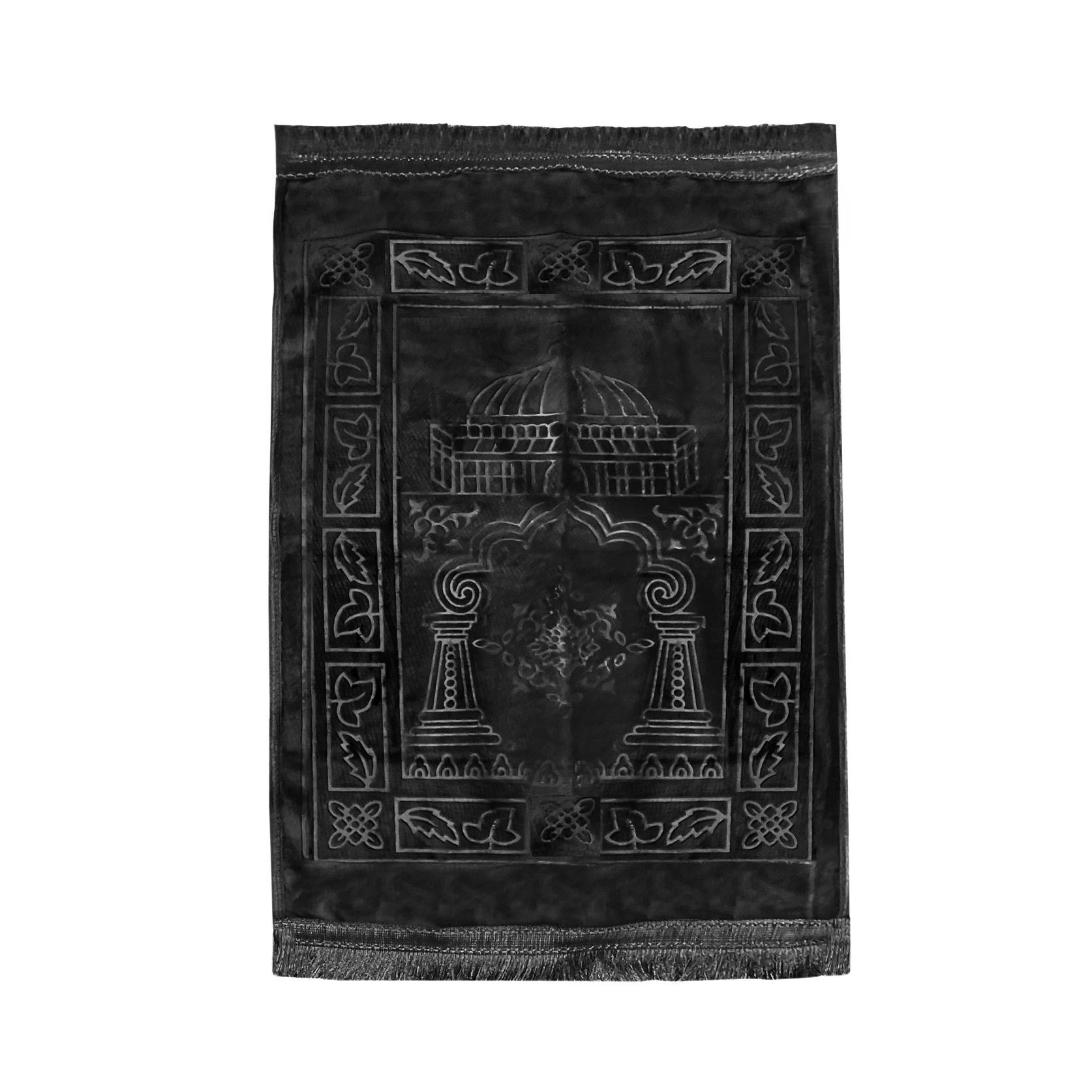 سجادة صلاة قطيفة الصفا والمروة من الطباخ – ناعمة وألوان ثابتة 