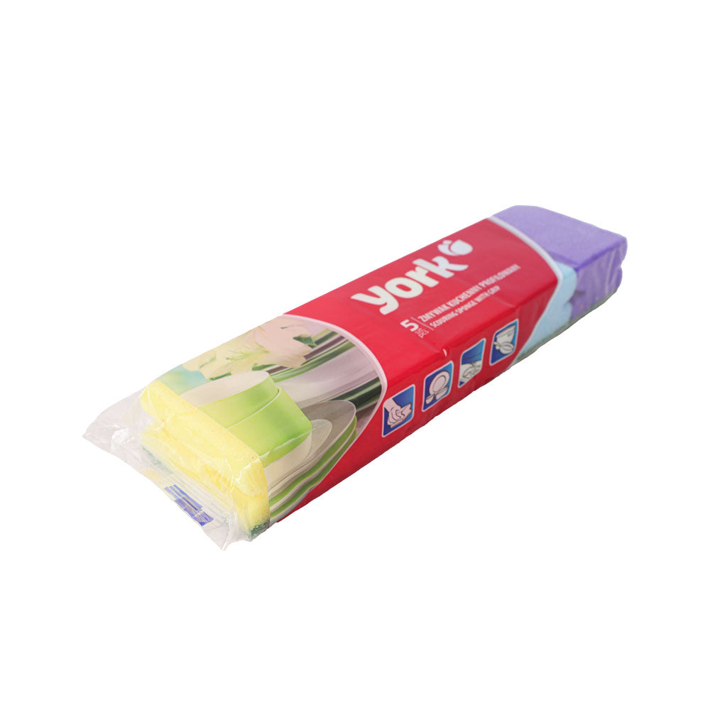 5-piece cleaning sponge, multiple colors