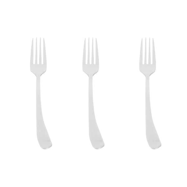 ZINNIA 3-Piece Curvy Table Fork Set