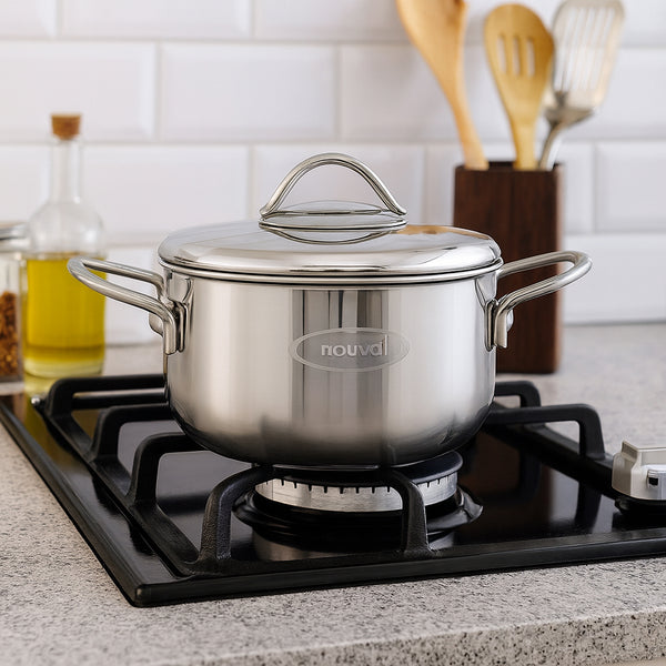Novel Lady Stainless Steel Wire Handle Pot